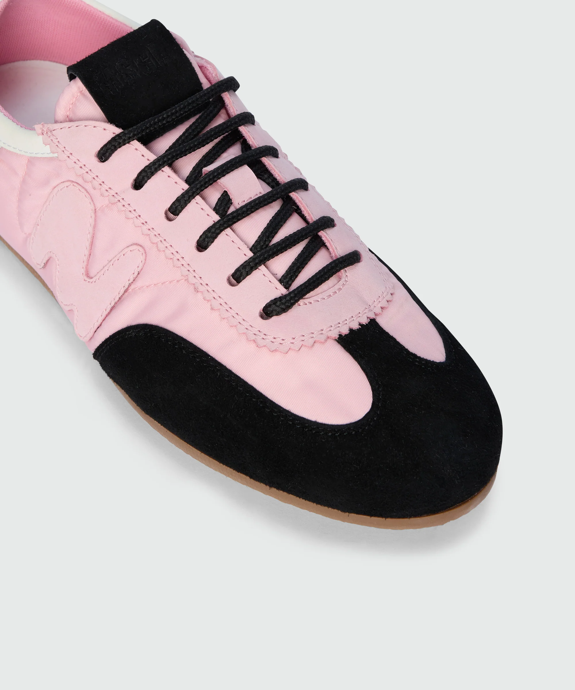 Pink Super Flat suede sneakers - Image 4